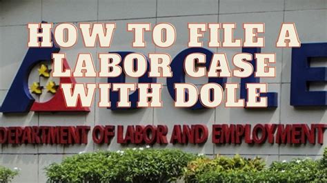 How to File DOLE Labor.